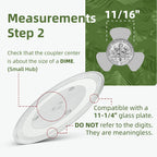 Gemroom 11.25" Microwave Turntable Compatible with Whirlpool W11443145 W11401221, 11 1/4 inch Replacement Microwave Glass Plate for WB49X689 3517203500 F06019W00XP 9KC3517203500
