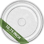 Gemroom 10.75 inch Sharp Microwave Glass Plate Replacement NTNT-A034WRF0 Compatible With 10 3/4" Emerson Micorwave Turntable MOSO649