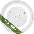 Gemroom 11.25" Microwave Turntable Compatible with Samsung DE74-20102B, 11 1/4 inch Replacement Microwave Glass Plate for DE74-20102D, DE74-20102A