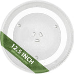 Gemroom 12.5" Microwave Turntable Compatible with Samsung DE74-20015G, 12 1/2 inch Replacement Microwave Glass Plate for GE WB39X10003