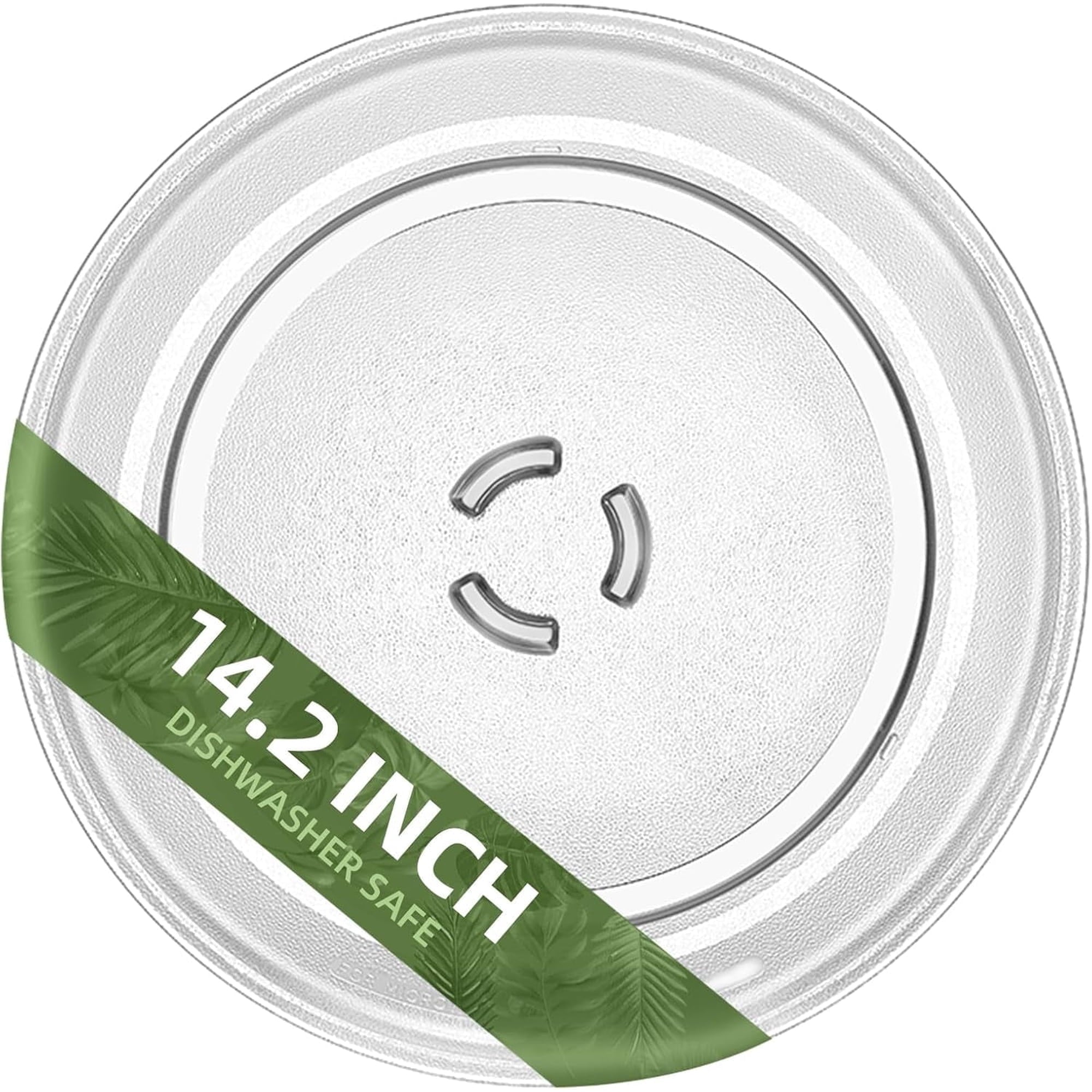 Gemroom 14.2" Microwave Glass Plate for Whirlpool W10818723 Microwave Plate Replacement Microwave Glass Plate for KitchenAid, Maytag 14 1/8 Microwave Glass Turntable 4375274 4252778 461967720541