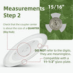 Gemroom 11.5" Microwave Turntable Compatible with Samsung DE63-00624A DE74-20102D, 11 1/2 inch Replacement Microwave Glass Plate for GE WB49X10097 WB49X10224